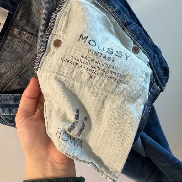 Moussy Vintage Howa Distressed Raw Hem Jeans Size 30 - Picture 6 of 6
